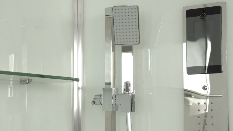 Душевая кабина Timo Premium Helka H-515R с парогенератором 120x90 см профиль хром стекло матовое