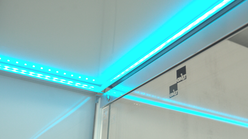 Душевая кабина Timo Premium Helka H-515R с парогенератором 120x90 см профиль хром стекло матовое