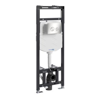Система инсталляции для унитазов WasserKRAFT Alme 15TLT.010.ME.BN01 с кнопкой смыва
