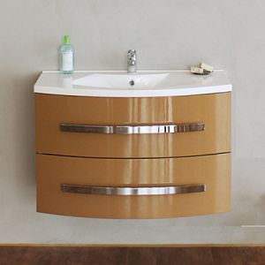 Тумба под раковину BelBagno подвесная 100x50см Shampagne gold (oro) Prospero BB1000DCS2C/SO-BB1000ARL