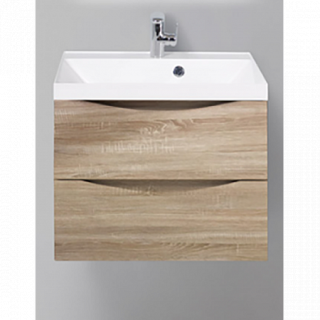 Тумба под раковину BelBagno подвесная 60x55см Rovere Bianco MARINO-600-2C-SO-WO-P