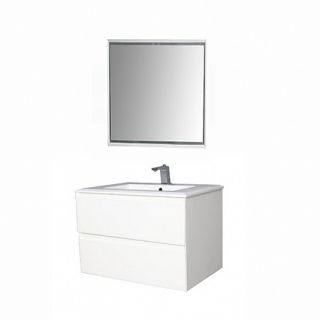 Зеркало BelBagno с подсветкой 105x65см Bianco Opaco Z-SPC-1050-650-LED-BO