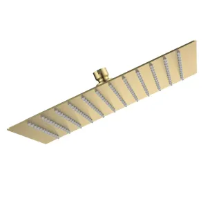 Верхний душ AQUAme Savona AQM8607BG 30 см золото брашированное