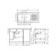 Кухонная мойка Alveus 1009085 Classic 100 Nat-60 120x60 правая