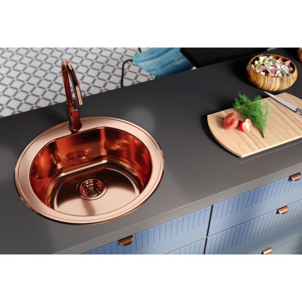 Кухонная мойка Alveus 1070807 Form Monarch 30 Copper-90 Fi 51x51