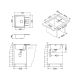 Кухонная мойка Alveus 1089613 Line Maxim 60 Sat-90 61x50 Lux