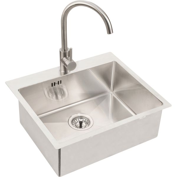 Кухонная мойка Alveus 1124382 Quarto 10 Brs-90 55x48