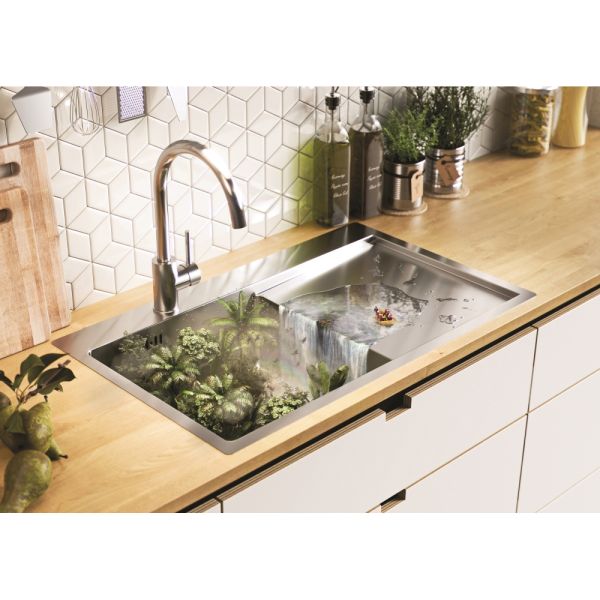 Кухонная мойка Alveus 1124384 Quarto 30 Brs-90 78x48