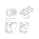 Кухонная мойка Alveus 1134254 Elegant 30 Com 90 FI 81x51