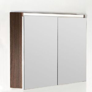 Зеркальный шкаф Armadi Art Vallessi 100см дуб тёмный 546-D