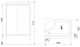 Душевая кабина Royal Bath BP левая стекло чёрное/прозрачное 100x80см RB8100BP3-BT-CH-L