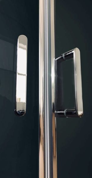 Душевая кабина Royal Bath BP правая стекло чёрное/прозрачное 100x80см RB8100BP6-BT-CH-R