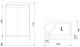 Душевая кабина Royal Bath BP левая стекло белое/матовое 100x80см RB8100BP6-WC-CH-L
