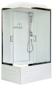 Душевая кабина Royal Bath BP правая стекло белое/матовое 100x80см RB8100BP5-WC-CH-R