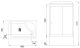 Душевая кабина Royal Bath BP правая стекло белое/матовое 100x80см RB8100BP5-WC-CH-R