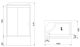 Душевая кабина Royal Bath BP левая стекло белое/прозрачное 100x80см RB8100BP5-WT-CH-L