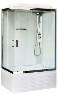 Душевая кабина Royal Bath BP правая стекло белое/прозрачное 100x80см RB8100BP5-WT-CH-R Душевая кабина Royal Bath BP правая стекло белое/прозрачное 100x80см RB8100BP5-WT-CH-R