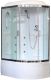 Душевая кабина Royal Bath BK левая стекло прозрачное 120x80см RB8120BK2-T-CH-L-EL