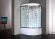 Душевая кабина Royal Bath BK левая стекло прозрачное 120x80см RB8120BK2-T-CH-L-EL