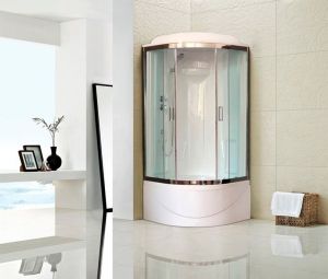 Душевая кабина Royal Bath BK стекло прозрачное 90x90см RB90BK1-T-CH-EL