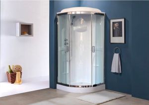 Душевая кабина Royal Bath HK стекло прозрачное 90x90см RB90HK1-T-CH-EL