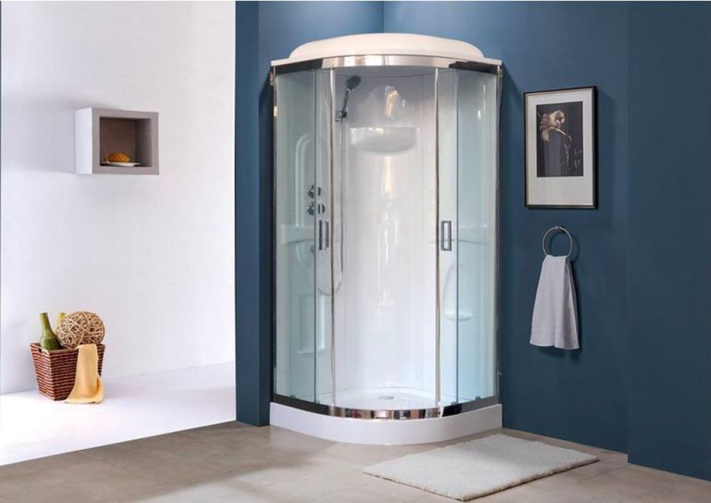 Душевая кабина Royal Bath HK стекло прозрачное 90x90см RB90HK1-T-CH-EL