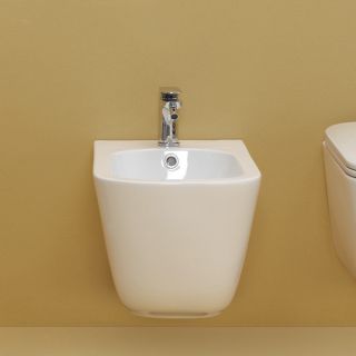 Биде подвесное Kerasan Tribeca 512501 белое Биде подвесное Kerasan Tribeca 512501 белое