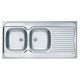 Кухонная мойка Alveus 1008990 Classic 100 Lei-60 120x60 левая