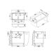 Кухонная мойка Alveus 1039145 Basic 160 Lei-60 78x43.5 Lux