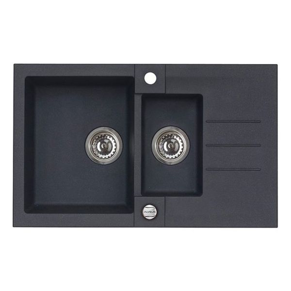 Кухонная мойка Alveus 1090955 Rock 70 Granital Carbon-G91 78x48