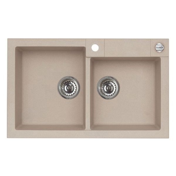 Кухонная мойка Alveus 1090964 Rock 90 Granital Terra-G22 78x48