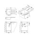 Кухонная мойка Alveus 1100216 Line Maxim 80 Sat-90 79x50