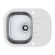 Кухонная мойка Alveus 1102727 Wave 10 белая 62x50 Кухонная мойка Alveus 1102727 Wave 10 белая 62x50