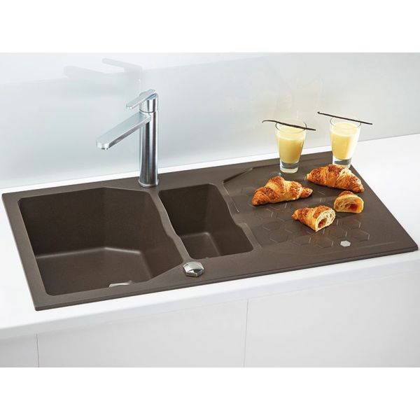 Кухонная мойка Alveus 1108024 Sensual 70 Granital+ Chocolate-G03M 98x52