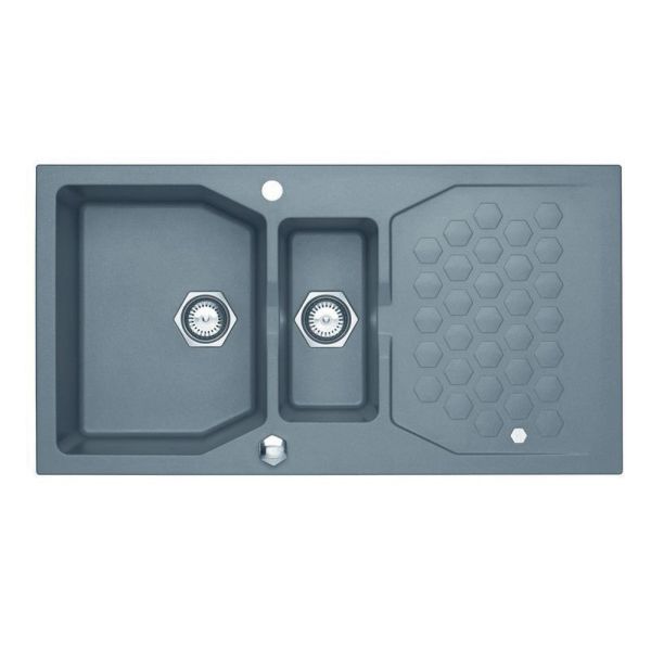 Кухонная мойка Alveus 1108025 Sensual 70 Granital+ Steel-G04M 98x52