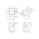 Кухонная мойка Alveus 1117039 Intermezzo 30 Granital Beige-G55 62x80