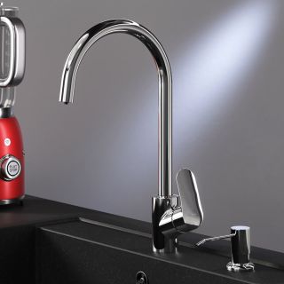 Сенсорный смеситель для кухни Am.Pm Like F8007T00 с каналом для питьевой воды и диспенсером для жидкого мыла