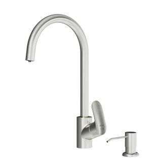 Сенсорный смеситель для кухни Am.Pm Like F8007T11 с каналом для питьевой воды и диспенсером для жидкого мыла