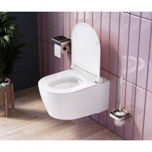 Комплект унитаза с инсталляцией Damixa Apollo DX22.IS10101.1700 с сиденьем Микролифт и клавишей смыва белой