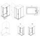 Душевая кабина Am.Pm X-Joy 90x90см графит W88C-301A-090GG