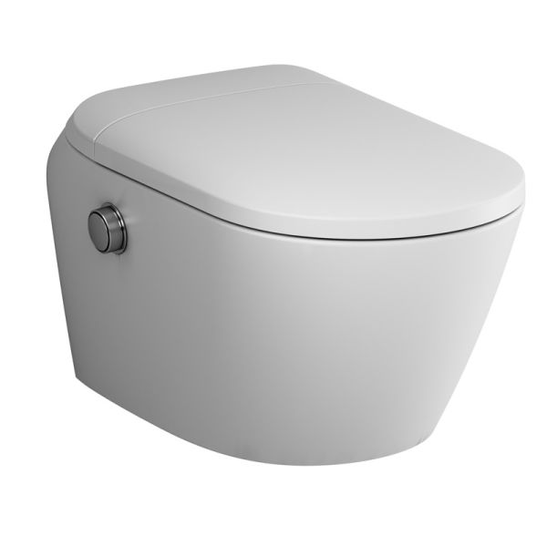 Подвесной унитаз Am.Pm Sensation CCC301700SC с интегрированным электронным биде TouchReel Подвесной унитаз Am.Pm Sensation CCC301700SC с интегрированным электронным биде TouchReel