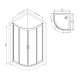 Душевой уголок Am.Pm Gem W90UG-401-100MT 100x100 см хром Душевой уголок Am.Pm Gem W90UG-401-100MT 100x100 см хром