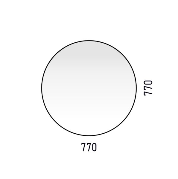Зеркало  Corozo Окко 77 SD-00001359