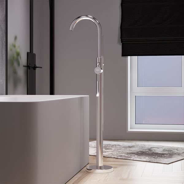 Смеситель для ванны и душа Damixa Scandinavian Pure 365000000 хром Смеситель для ванны и душа Damixa Scandinavian Pure 365000000 хром