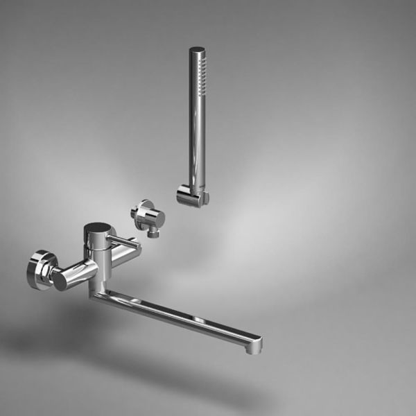 Смеситель для ванны и душа Damixa Scandinavian Pure 369500000 хром