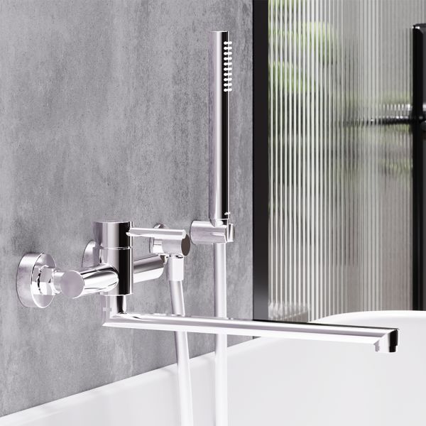 Смеситель для ванны и душа Damixa Scandinavian Pure 369500000 хром