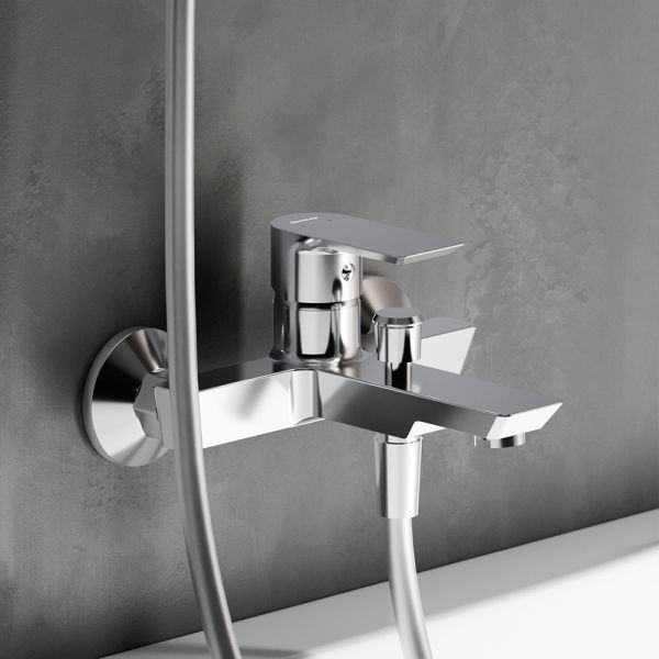 Смеситель для ванны и душа Damixa Apollo 471000001 хром Смеситель для ванны и душа Damixa Apollo 471000001 хром