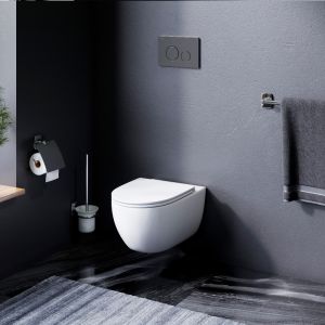 Комплект унитаза с инсталляцией AM.PM Awe IS49038.111700 с клав Pro L черный матовый
