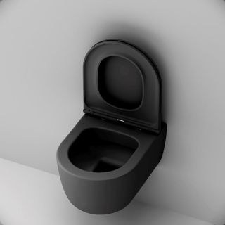 Унитаз подвесной  AM.PM Sirius DX86C1700MBSC FlashClean с сиденьем микролифт Унитаз подвесной  AM.PM Sirius DX86C1700MBSC FlashClean с сиденьем микролифт
