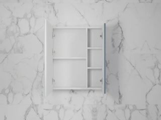 Зеркальный шкаф Style Line ЛС-00002319 Стокгольм 60 графит софт Зеркальный шкаф Style Line ЛС-00002319 Стокгольм 60 графит софт